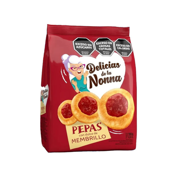 Pepas Delicias de la Nonna. Paquete 180 grs