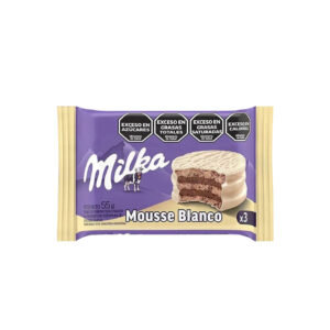 ALFAJOR MILKA TRIPLE MOUSSE BLANCO. 55GR. 3U